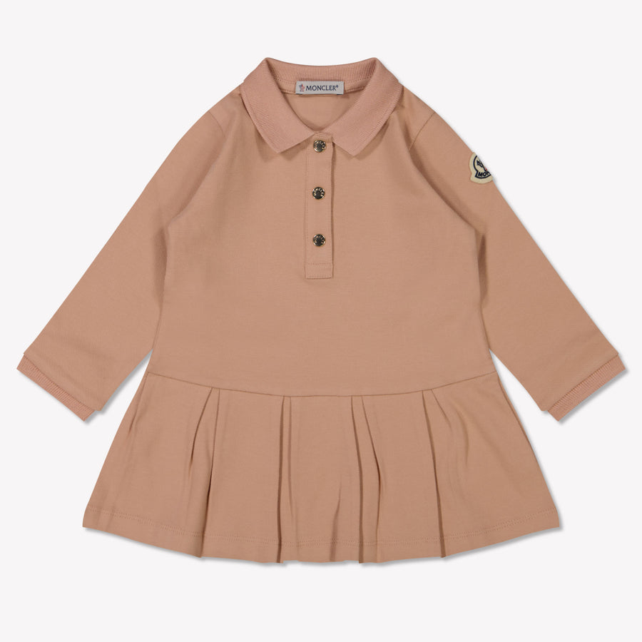 Moncler Baby Meisjes Jurk In Licht Roze