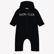 Moncler Baby Unisex Playsuit  Navy