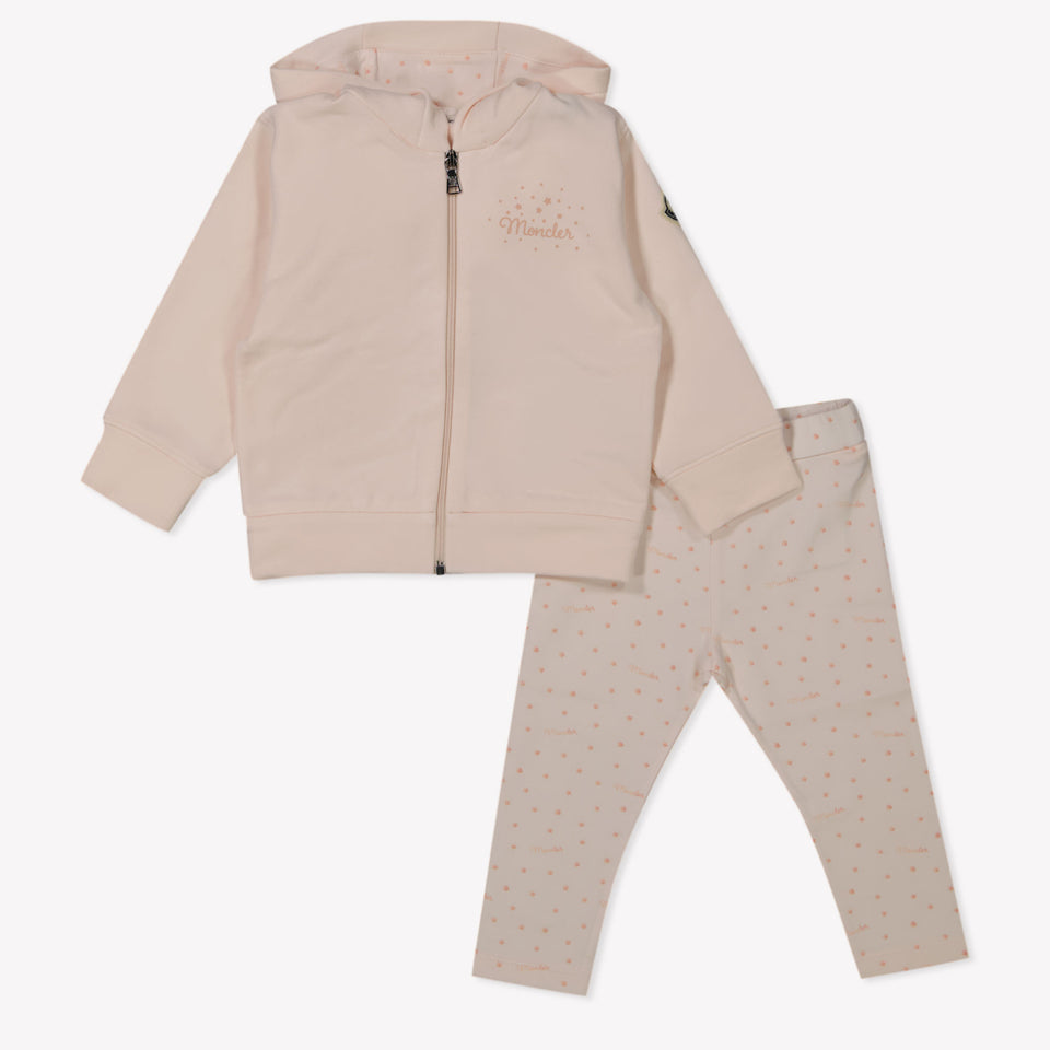Moncler Baby Girls Tracksuit  Light Pink