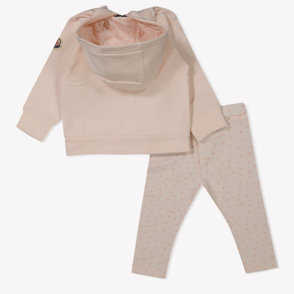 Moncler Baby Girls Tracksuit  Light Pink