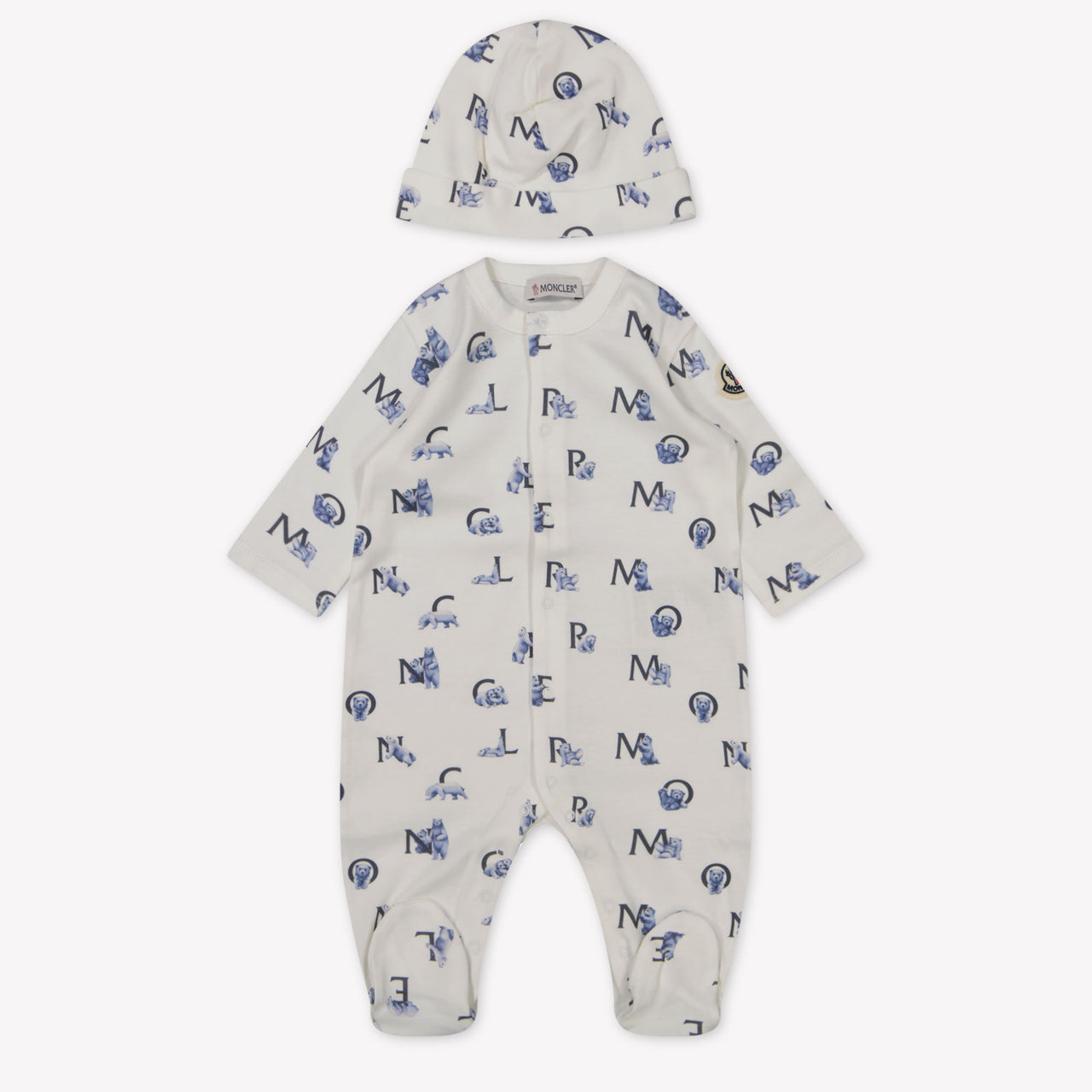 Moncler Baby Boys Playsuit  Light Blue