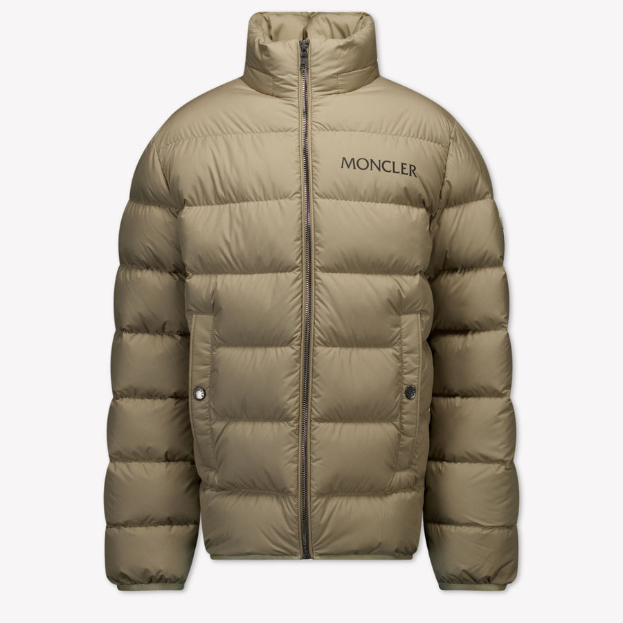Moncler Bajan Kinder Jongens Winterjas In Beige
