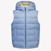 Moncler Fudo Kinder Jongens Bodywarmer In Licht Blauw