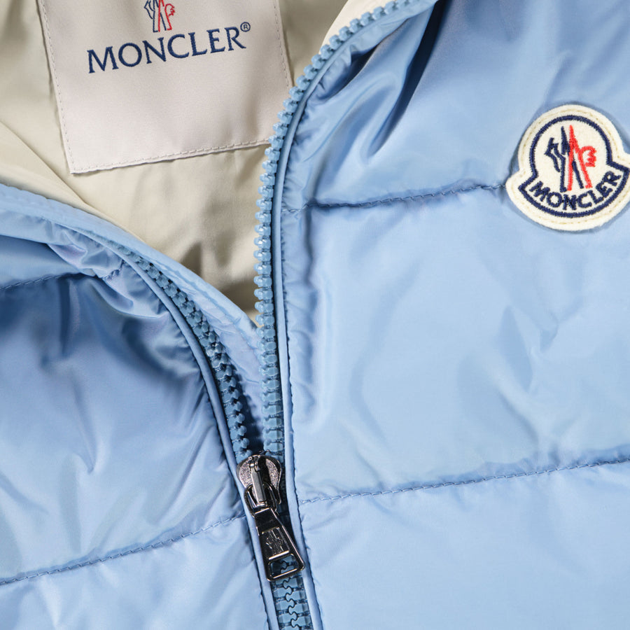 Moncler Fudo Kids Boys Body Warmer  Light Blue