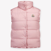 Moncler Badia Kids Girls Body Warmer  Light Pink