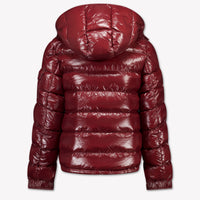 Moncler Maya Kinder Jongens Winterjas In Bordeaux