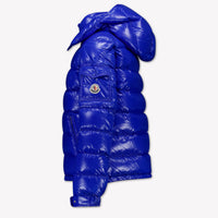 Moncler Maya Kinder Jongens Winterjas In Cobalt Blauw