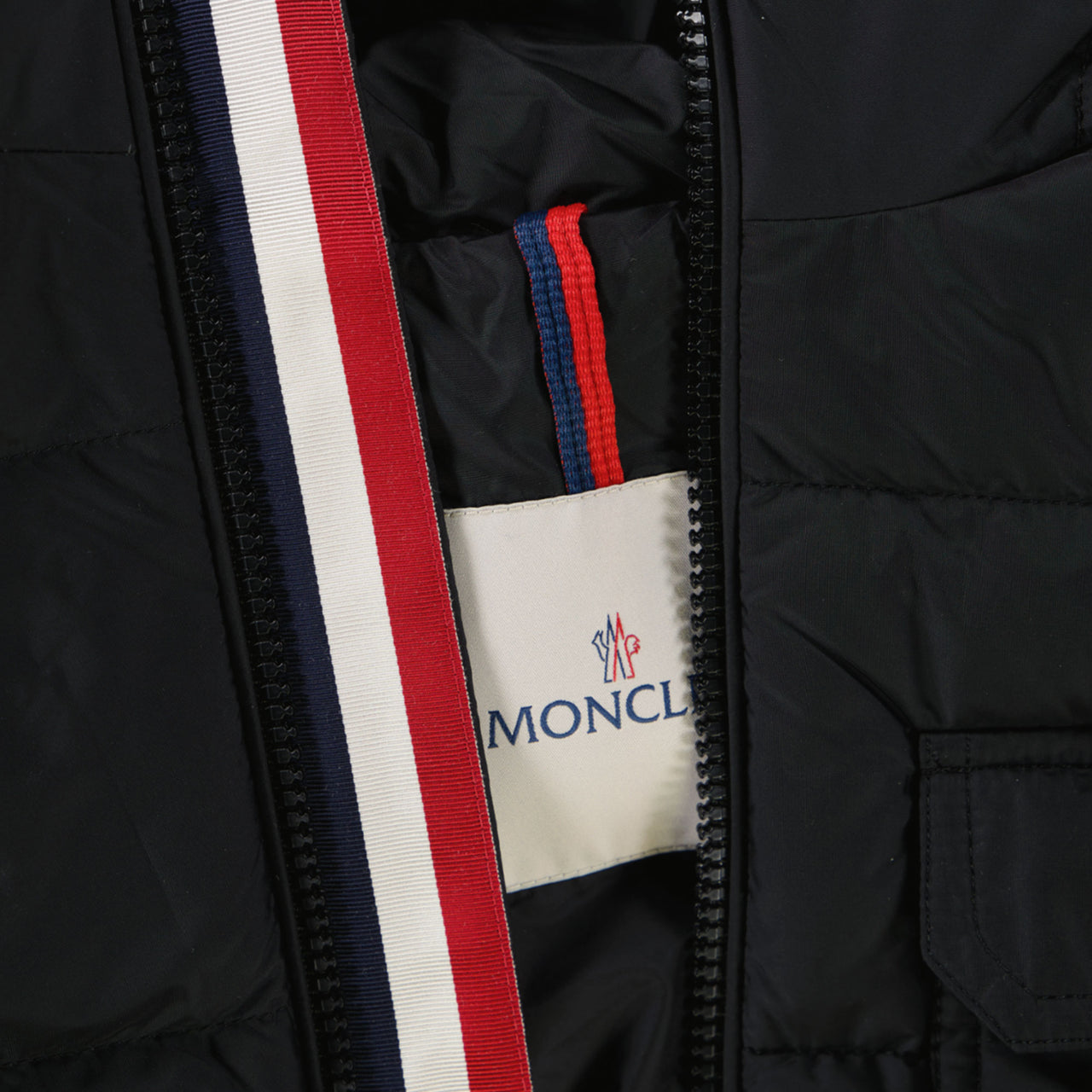 Moncler Alani Kinder Jongens Winterjas In Zwart