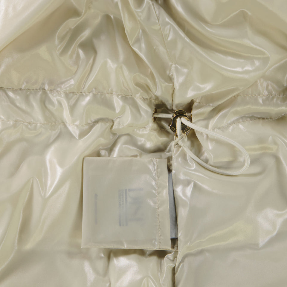 Moncler Dacca Kinder Winterjas In Creme