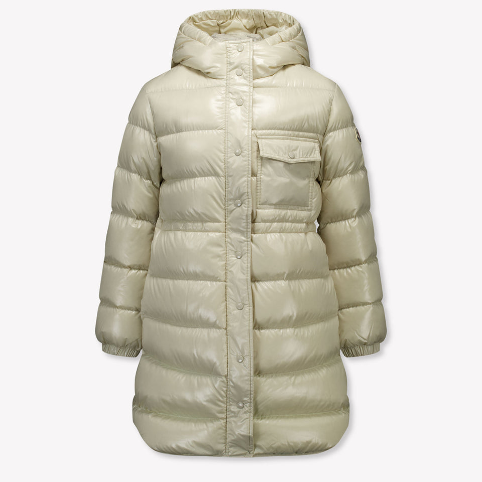 Moncler Dacca Kinder Winterjas In Creme