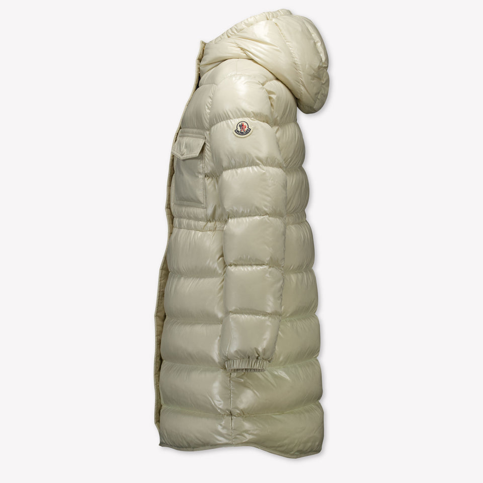 Moncler Dacca Kinder Winterjas In Creme
