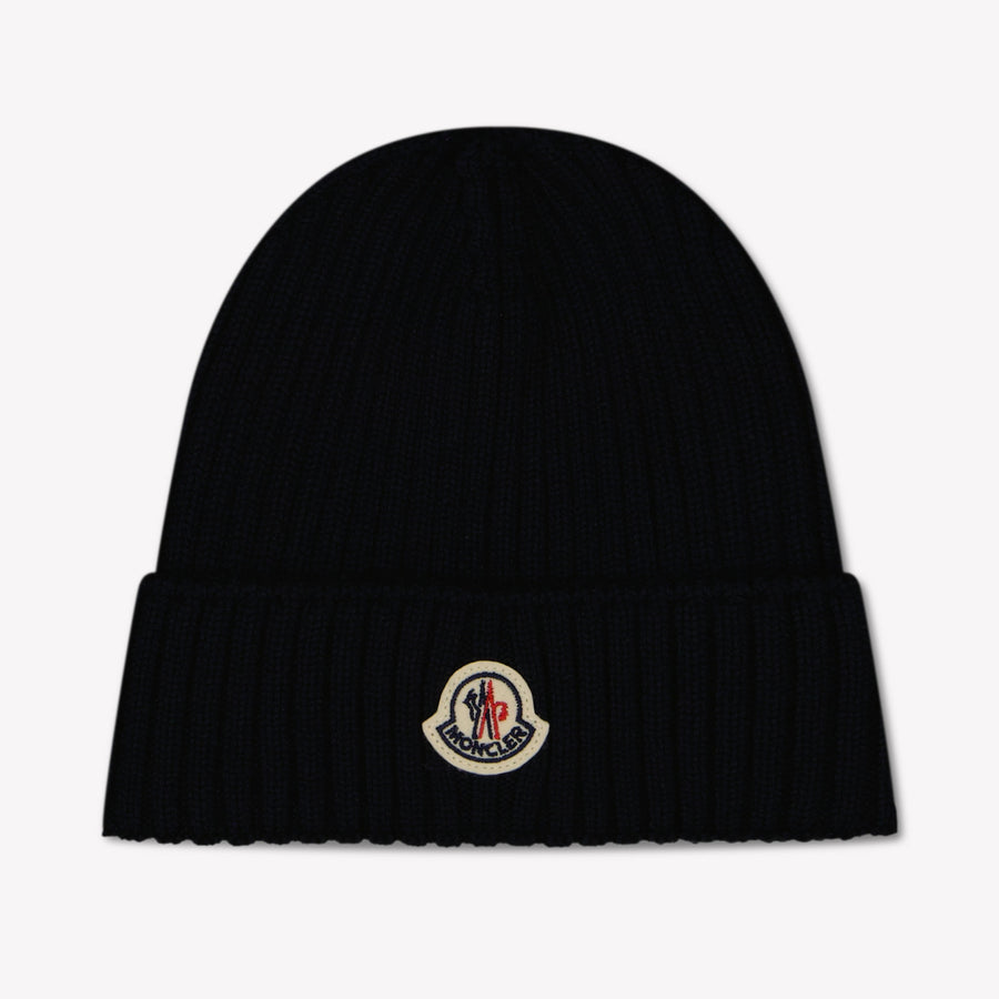 Moncler Kids Unisex Hat  Navy