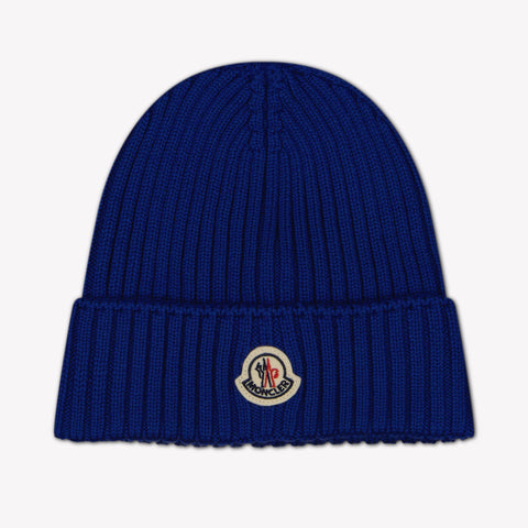 Moncler Kids Unisex Hat  Cobalt Blue