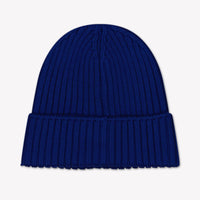 Moncler Kinder Unisex Muts In Cobalt Blauw