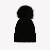 Moncler Kinder Meisjes Muts In Zwart
