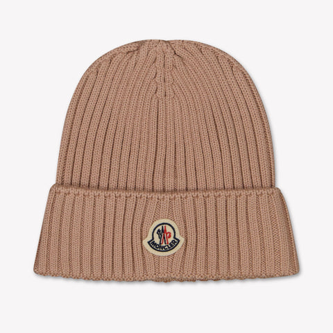 Moncler Kids Unisex Hat  Light Pink