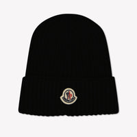 Moncler Kinder Unisex Muts In Zwart
