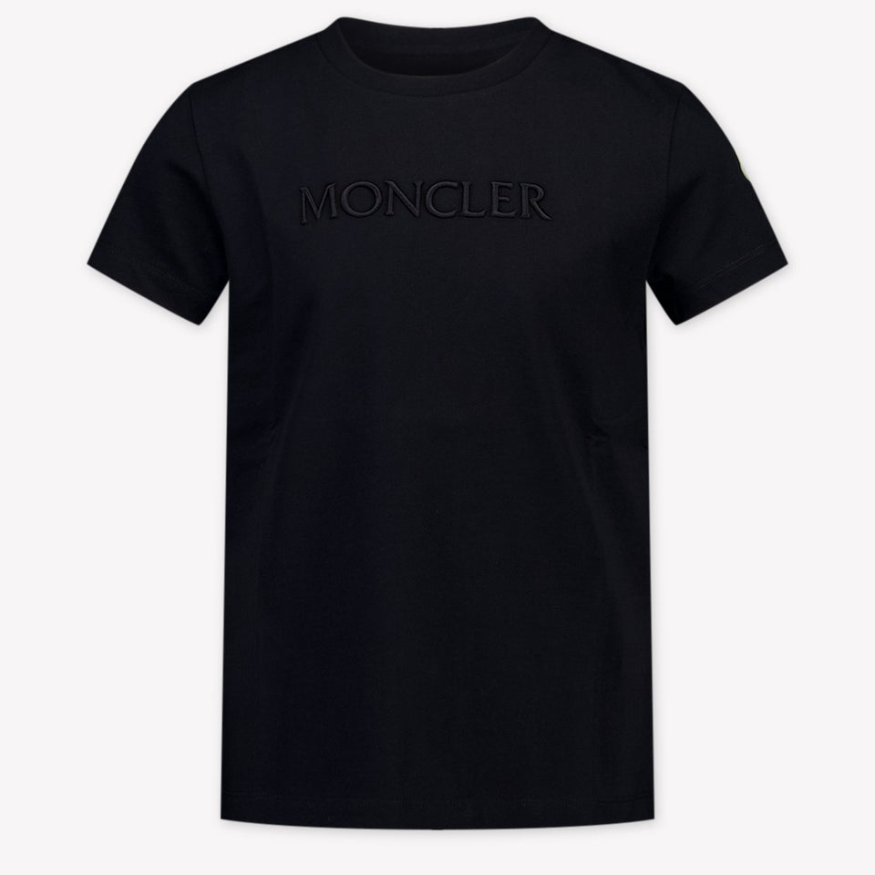 Moncler Kinder Meisjes T-Shirt In Zwart