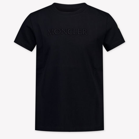 Moncler Kinder Meisjes T-Shirt In Zwart