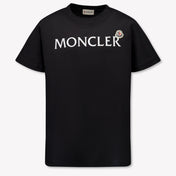 Moncler Kids Boys  T-Shirt Black