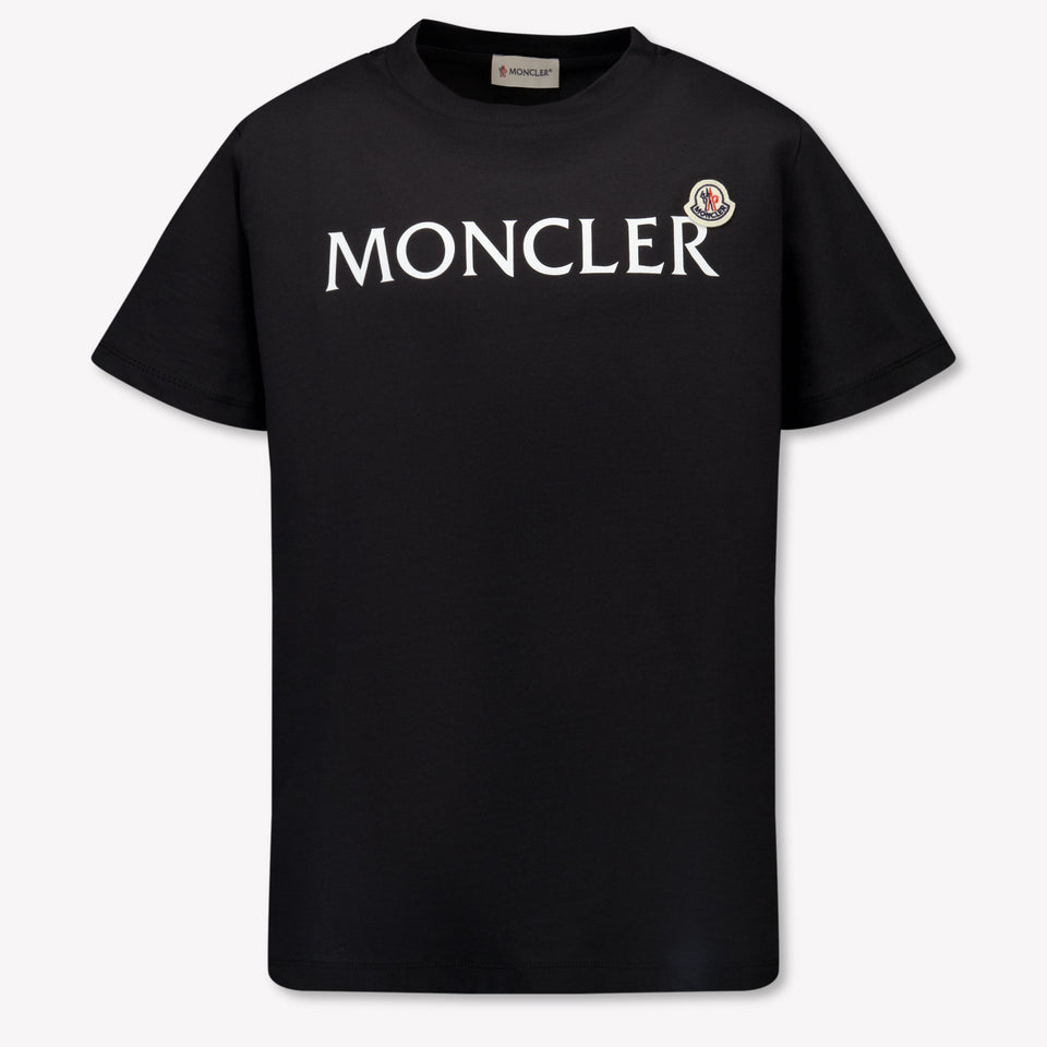 Moncler Kids Boys  T-Shirt Black