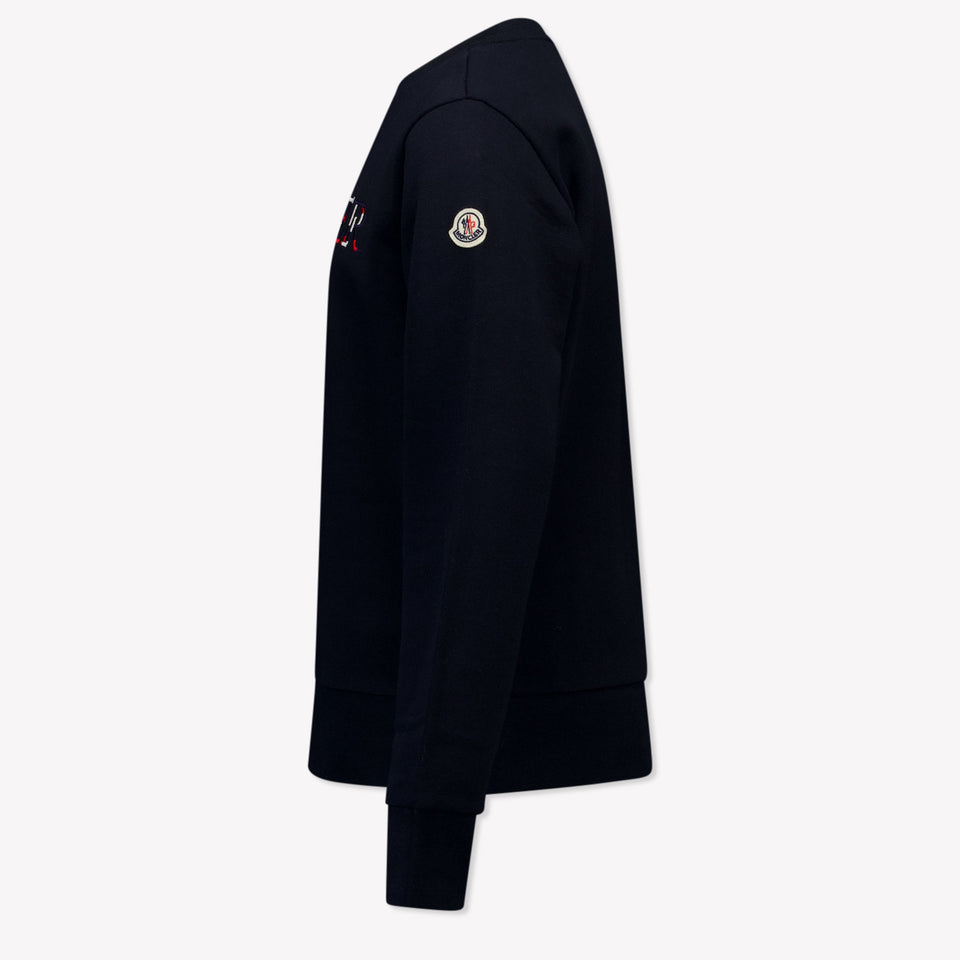 Moncler Kids Boys Sweater  Navy