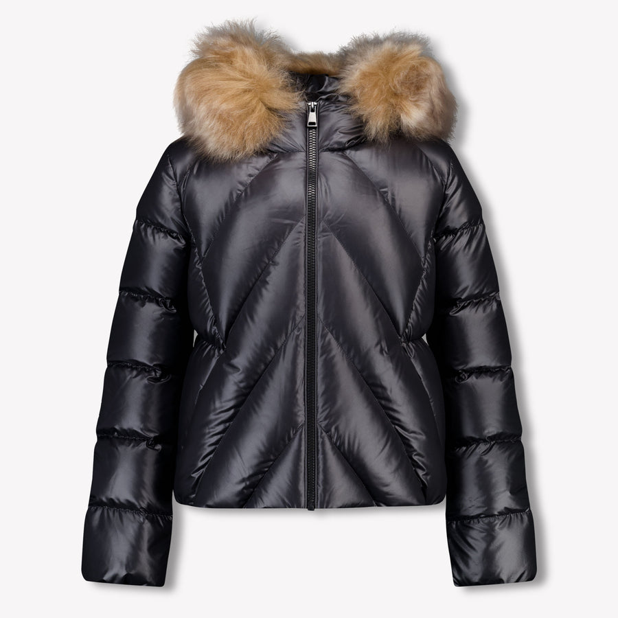 Moncler Domas Kinder Meisjes Winterjas In Zwart