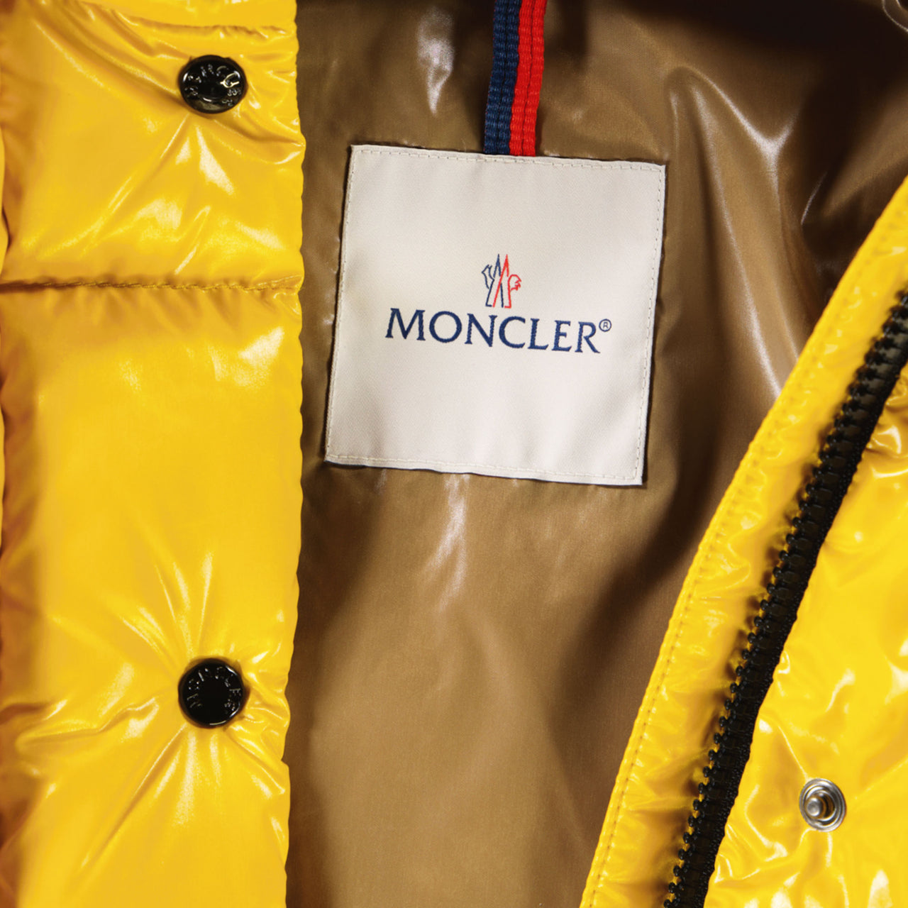 Moncler Parana Kinder Meisjes Winterjas In Geel