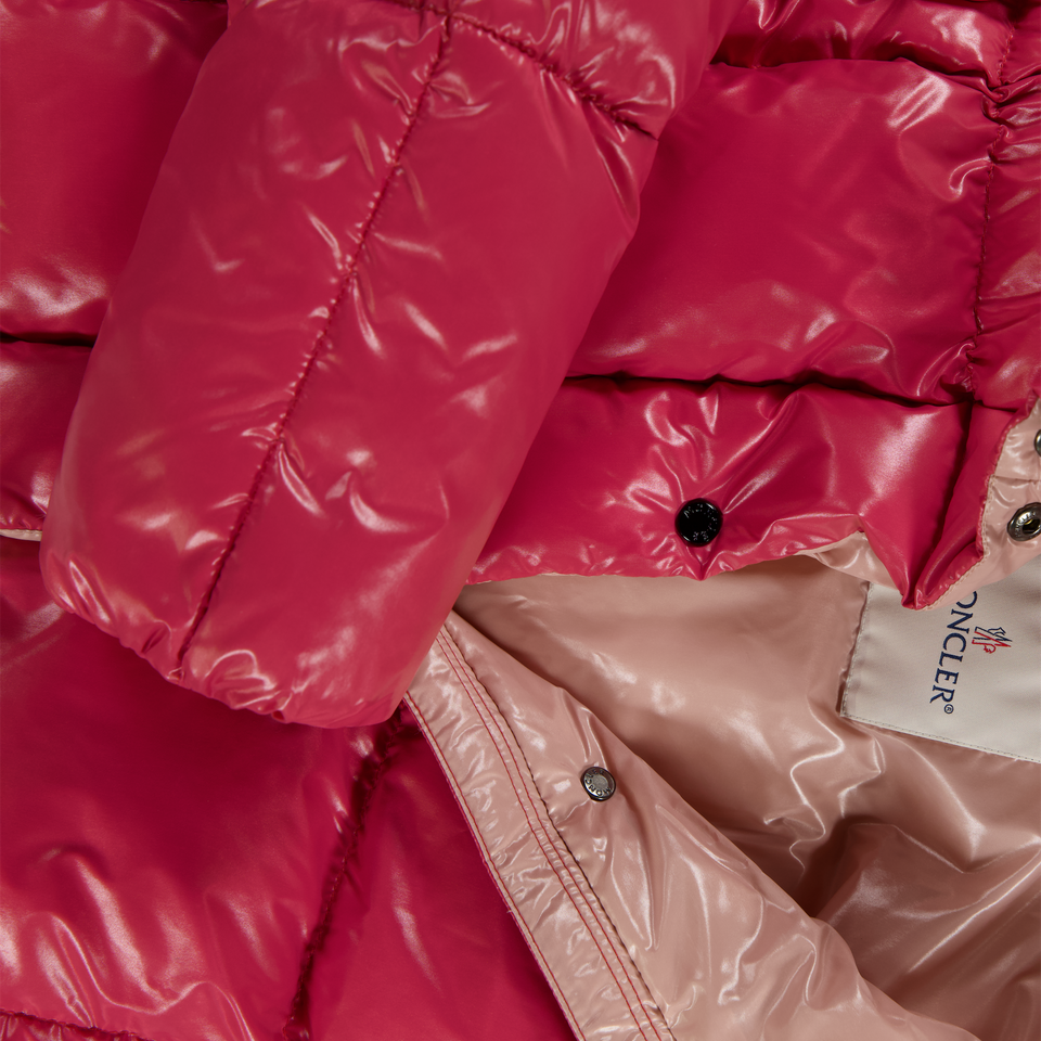 Moncler Parana Kinder Meisjes Winterjas In Roze