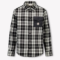 Moncler Kinder Jongens Blouse In Zwart