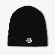 Moncler Kinder Unisex Muts In Zwart