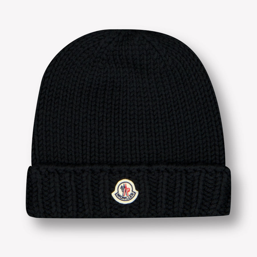 Moncler Kinder Meisjes Muts In Zwart