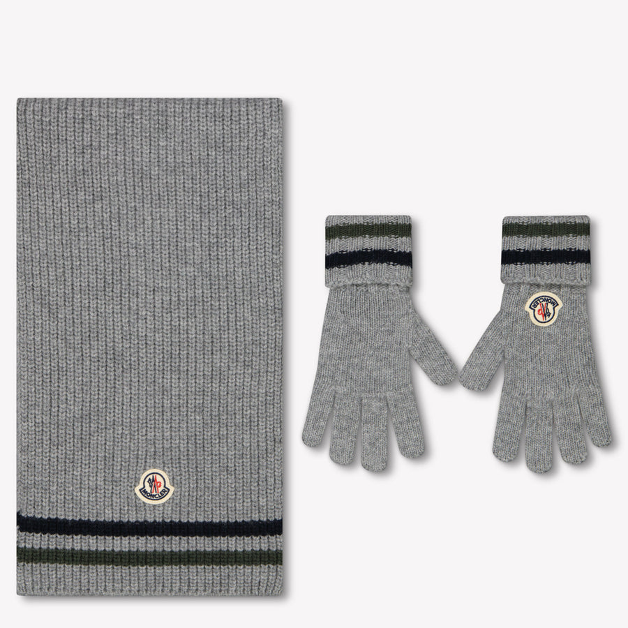 Moncler Kinder Jongens Sjaals In Grijs