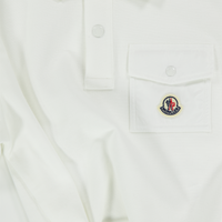 Moncler Kinder Jongens Polo In Wit