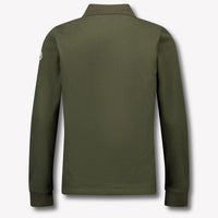 Moncler Kinder Jongens Polo In Donker Groen