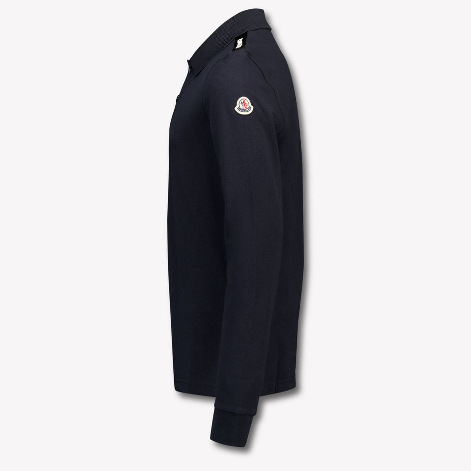 Moncler Kids Boys Polo  Black