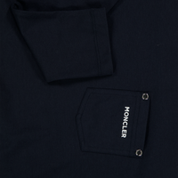 Moncler Kids Boys  T-Shirt Navy