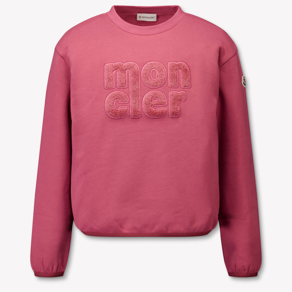 Moncler Kids Girls Sweater Pink
