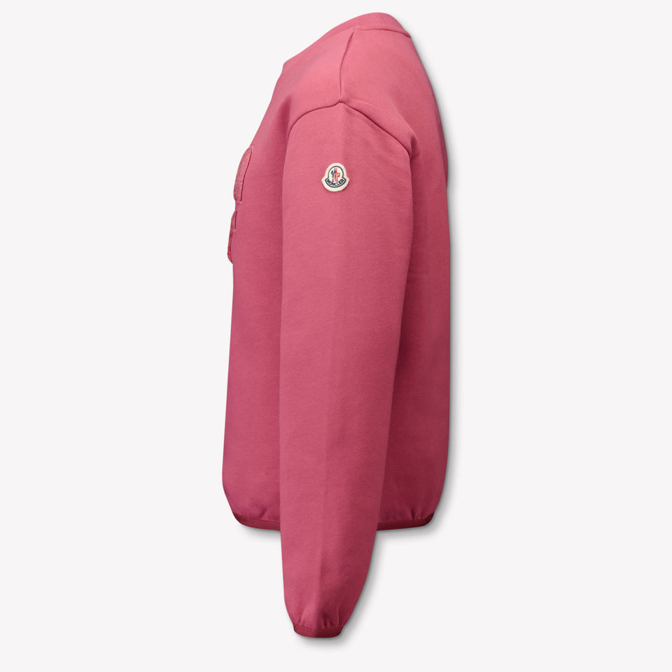 Moncler Kids Girls Sweater Pink