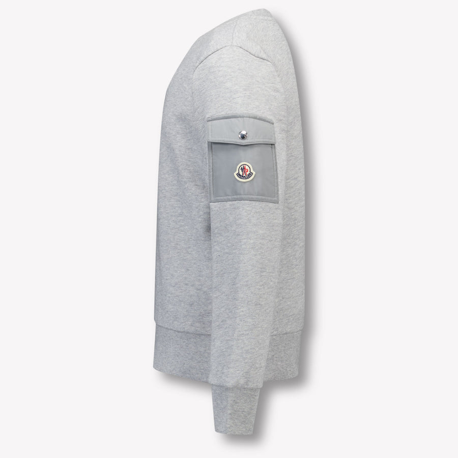 Moncler Kinder Jongens Trui In Grijs