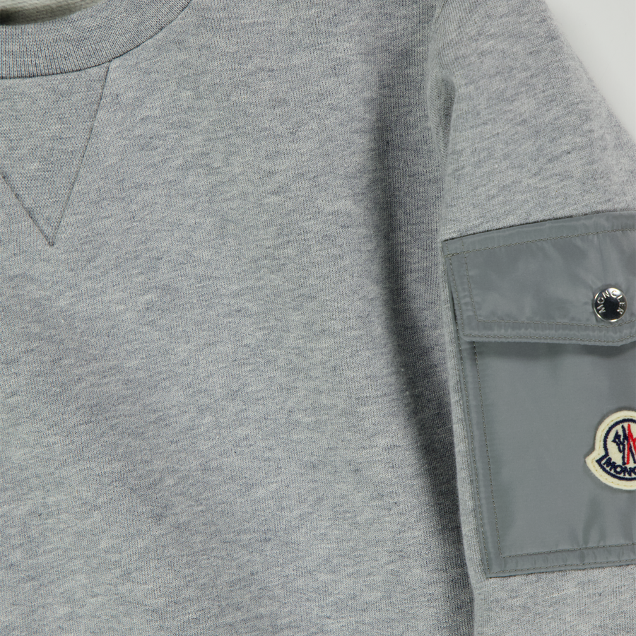 Moncler Kinder Jongens Trui In Grijs
