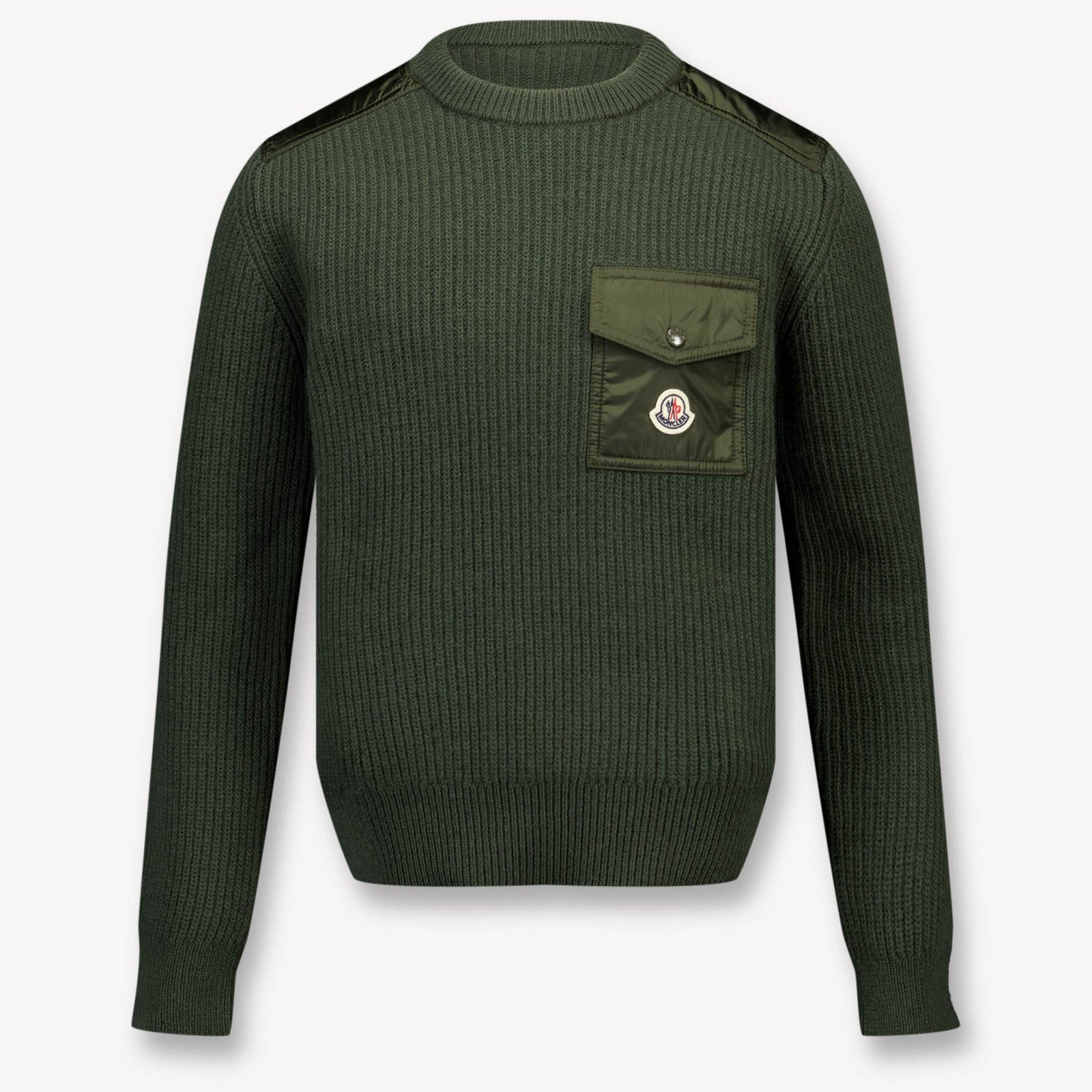 Moncler Kids Boys Sweater  Dark Green