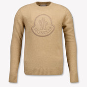 Moncler Kids Boys Sweater  Beige