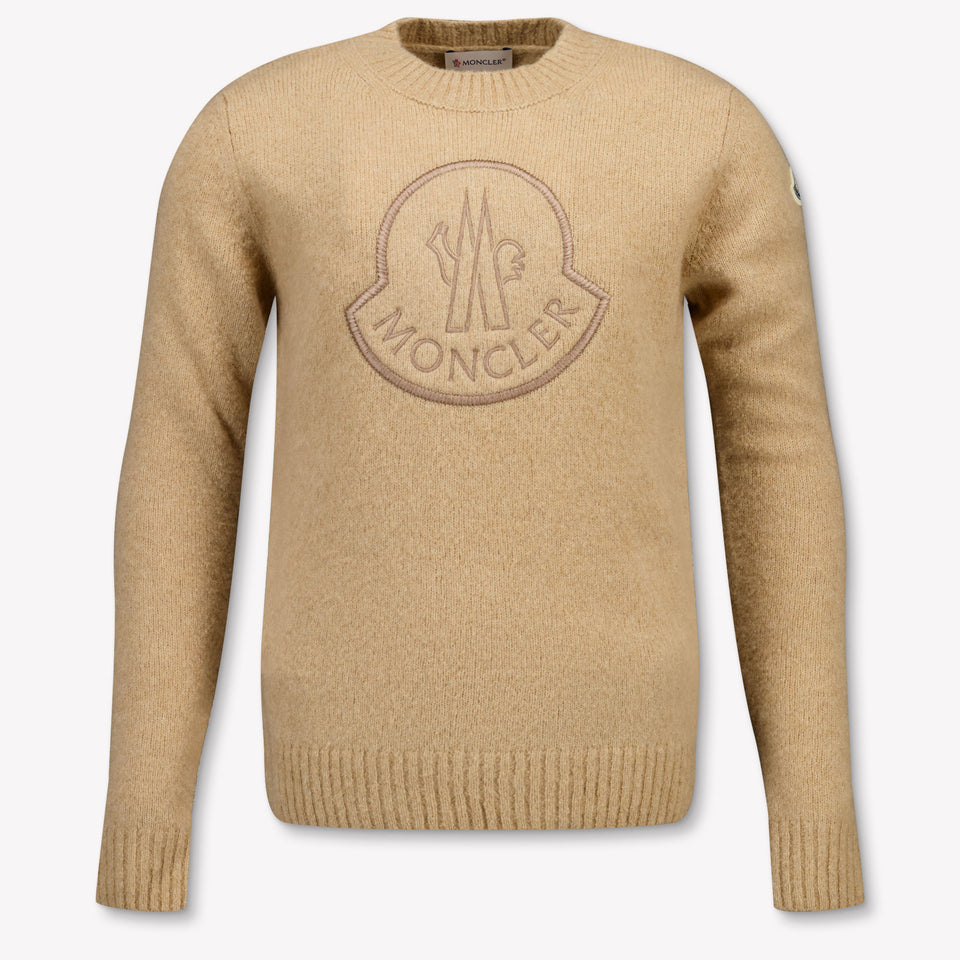 Moncler Kids Boys Sweater  Beige