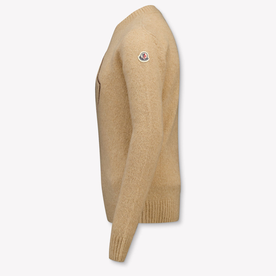 Moncler Kids Boys Sweater  Beige