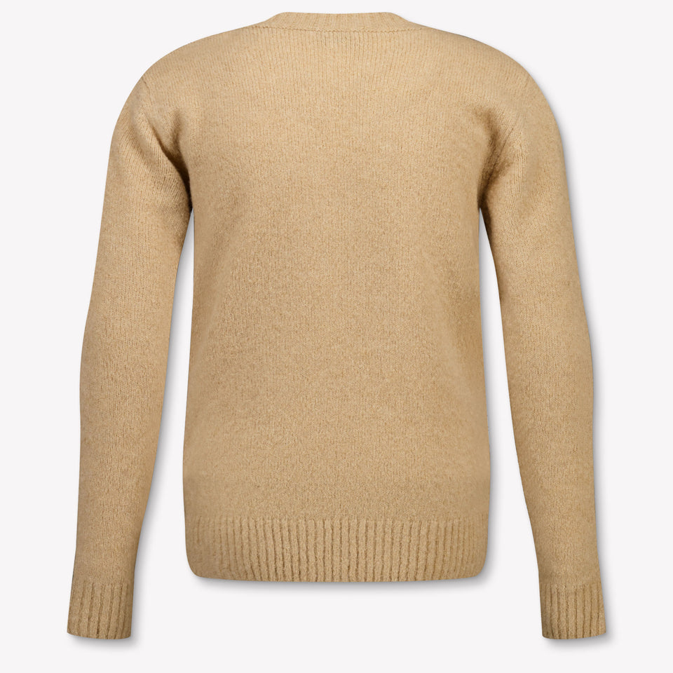 Moncler Kids Boys Sweater  Beige