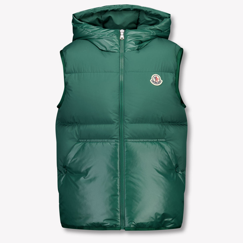 Moncler Satisfied Kids Boys' Body Warmer  Green