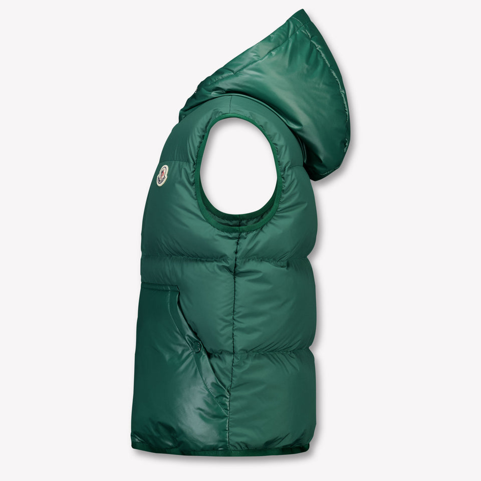 Moncler Satisfied Kids Boys' Body Warmer  Green