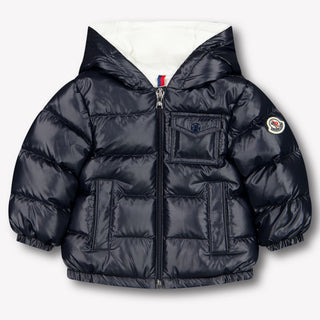 Moncler Mesles Baby Jongens Winterjas In Navy