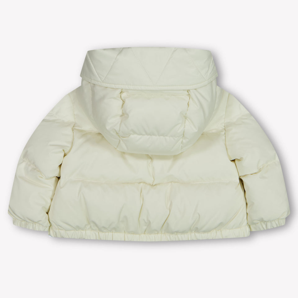 Moncler Laurie Baby Girls Winter Jacket  Offwhite
